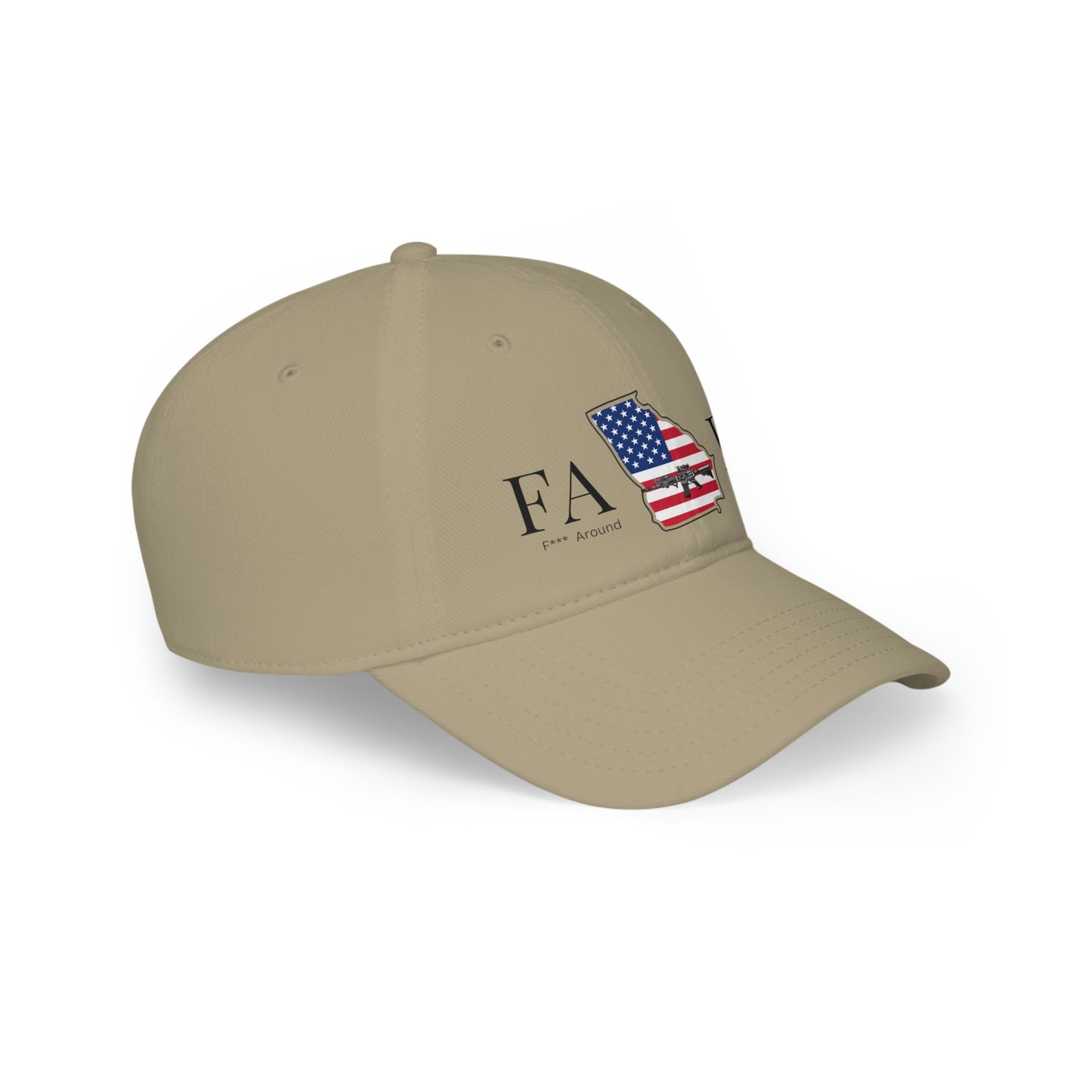 Low Profile Georgia State Outline Baseball Cap