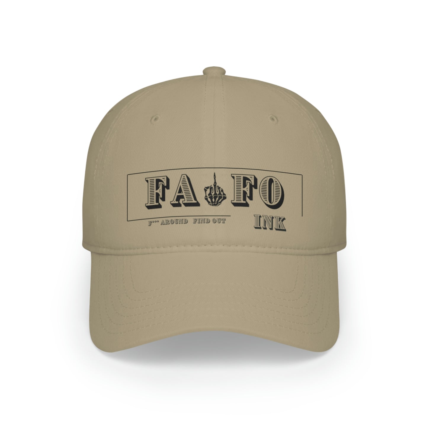 Low Profile FAFO Logo Baseball Cap