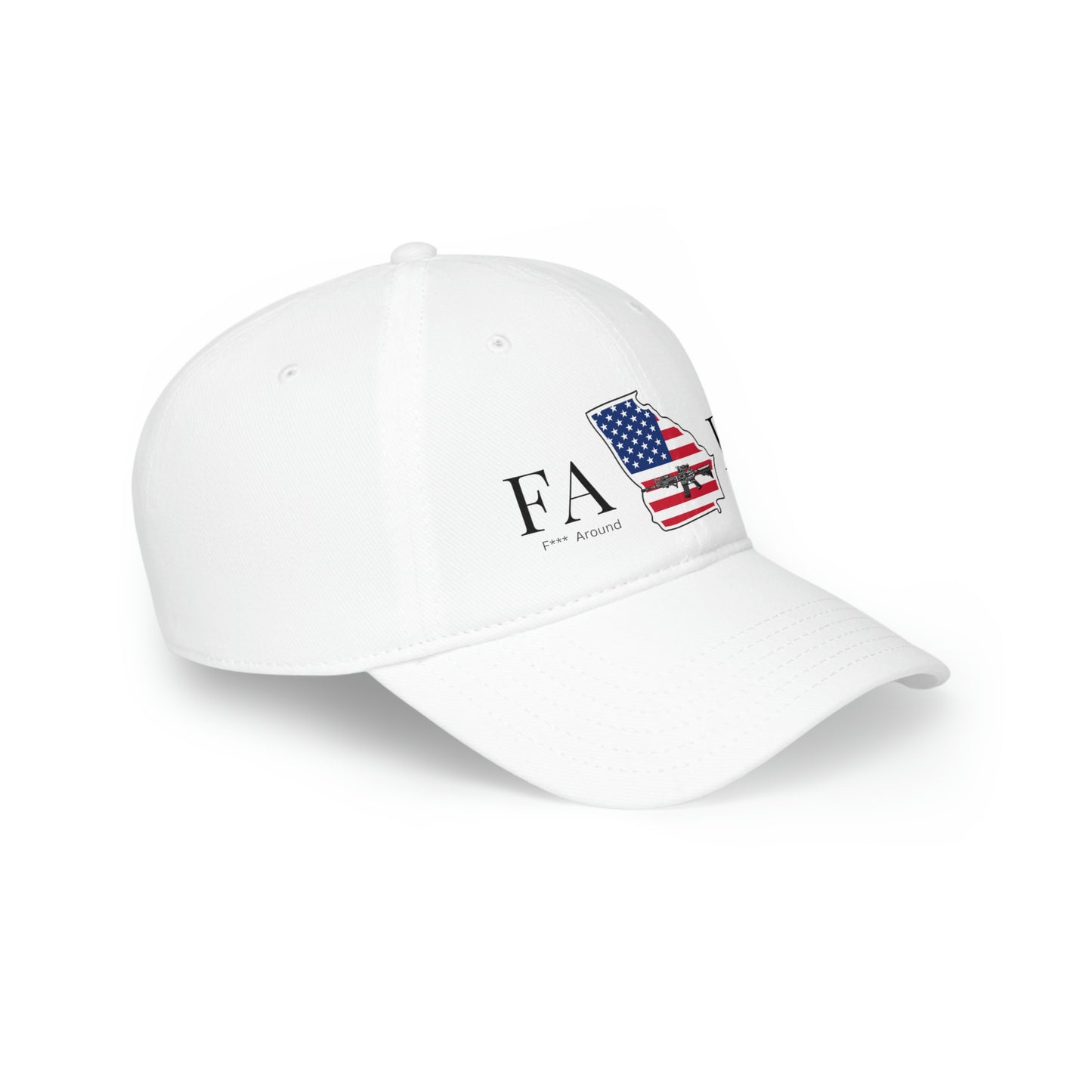 Low Profile Georgia State Outline Baseball Cap