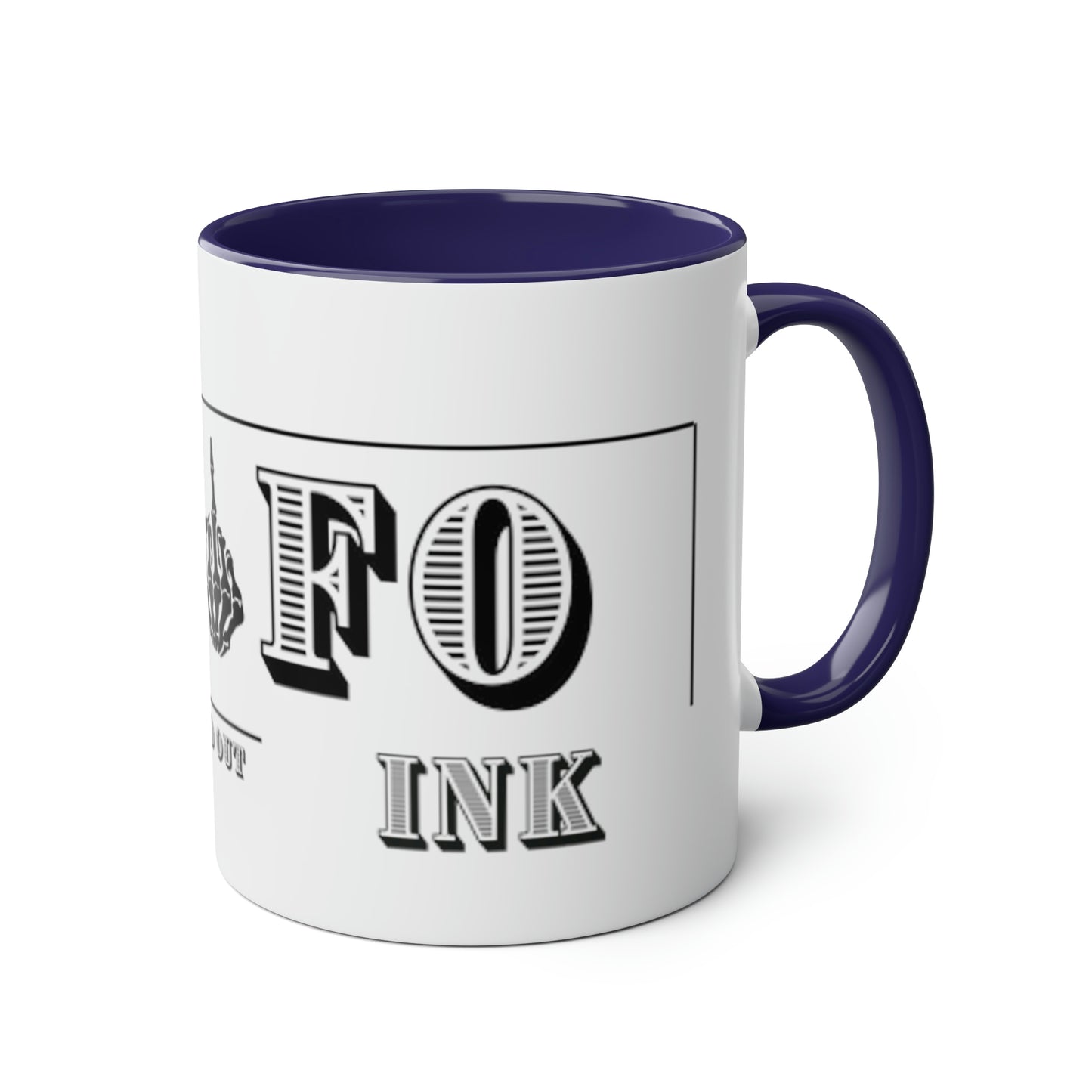 Two-Tone FAFO Coffee Mugs, 11oz