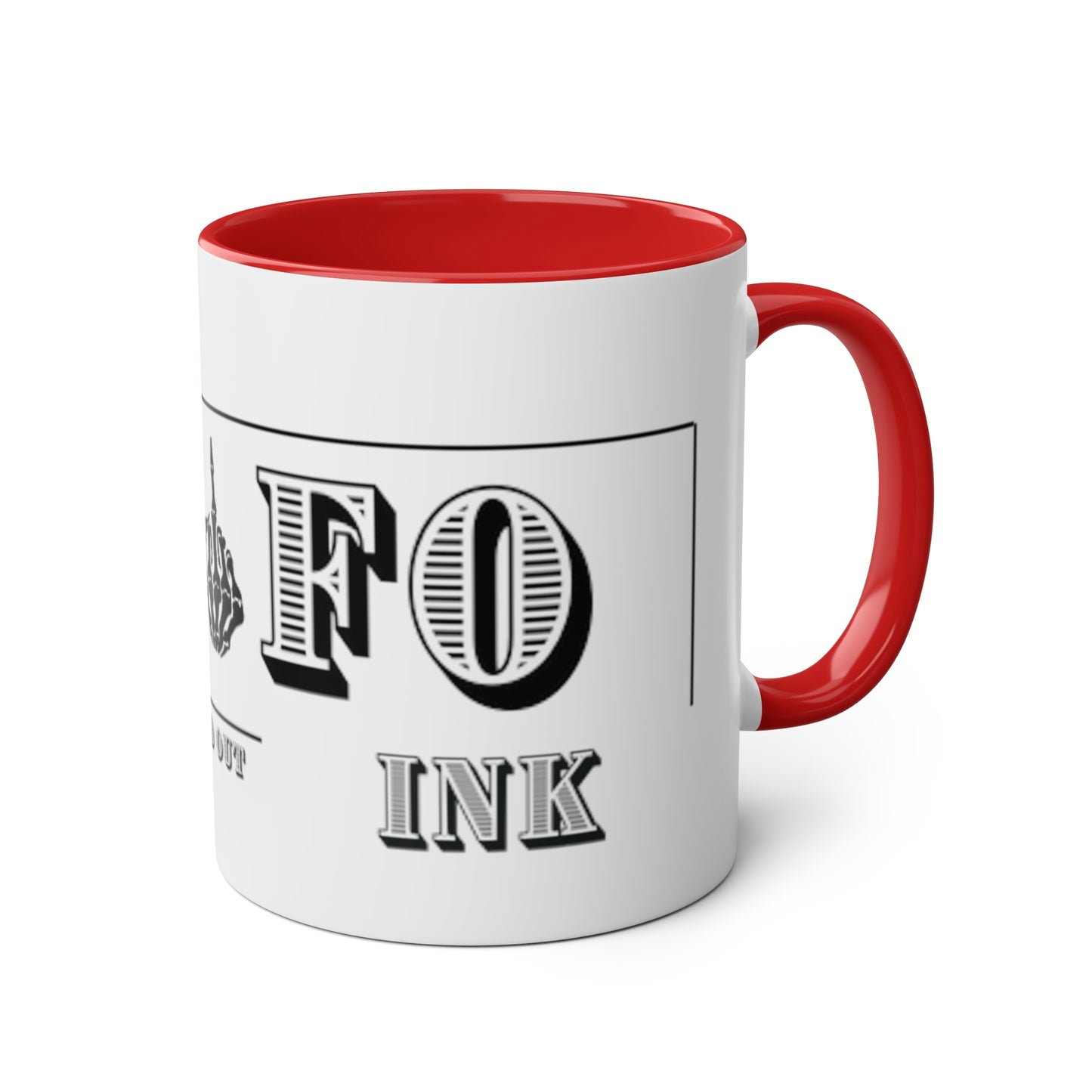 Two-Tone FAFO Coffee Mugs, 11oz