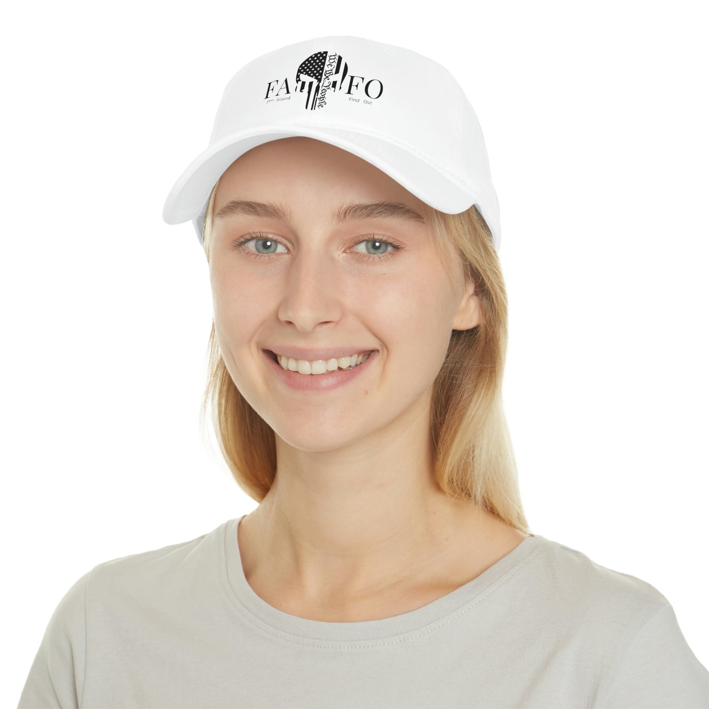 Low Profile We The People Skull Baseball Cap