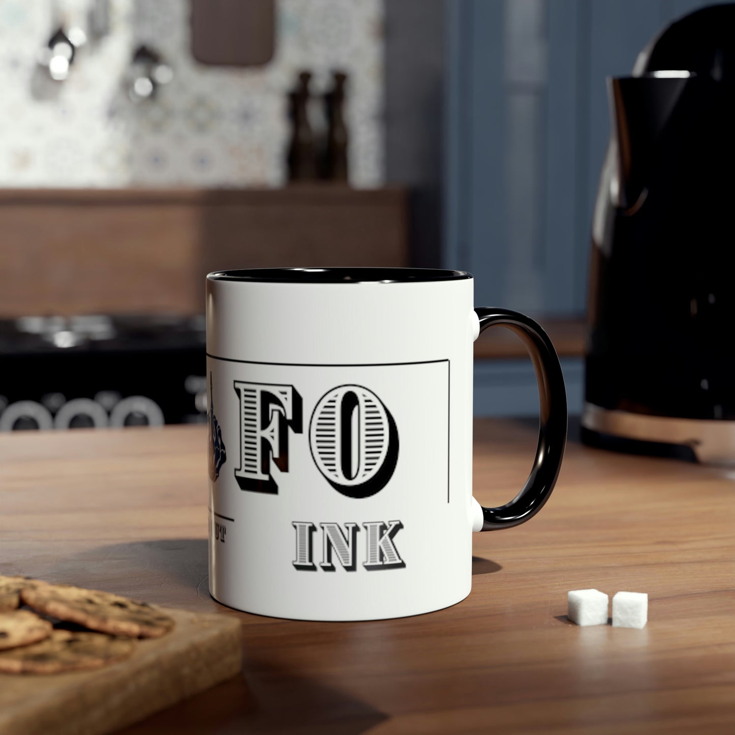 Two-Tone FAFO Coffee Mugs, 11oz