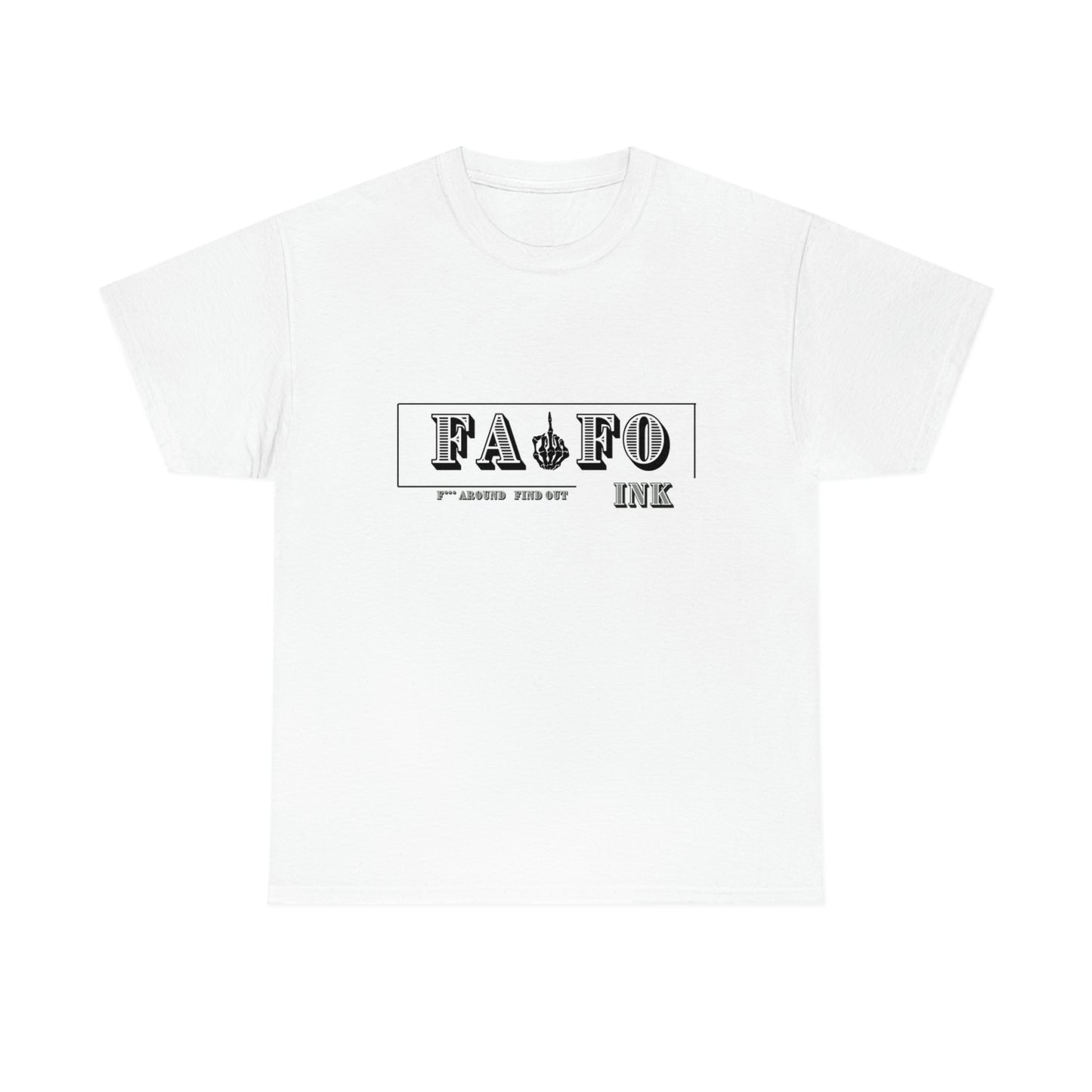 Unisex Heavy FAFO Logo Cotton Tee