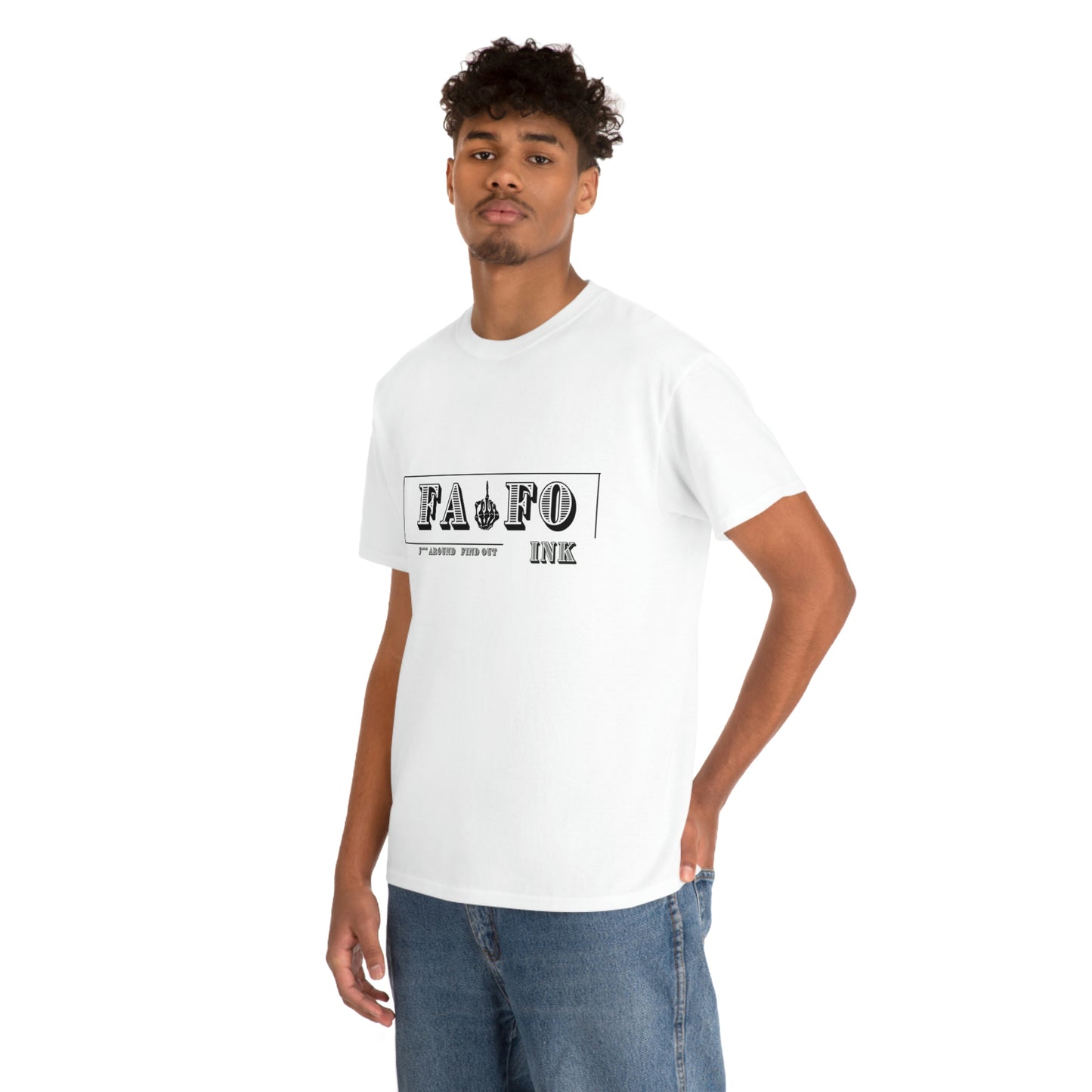 Unisex Heavy FAFO Logo Cotton Tee