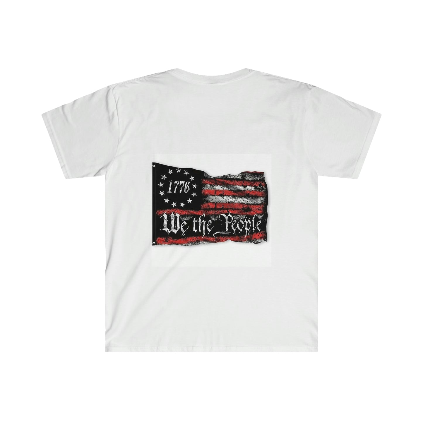 Unisex Softstyle We The People Flag T-Shirt