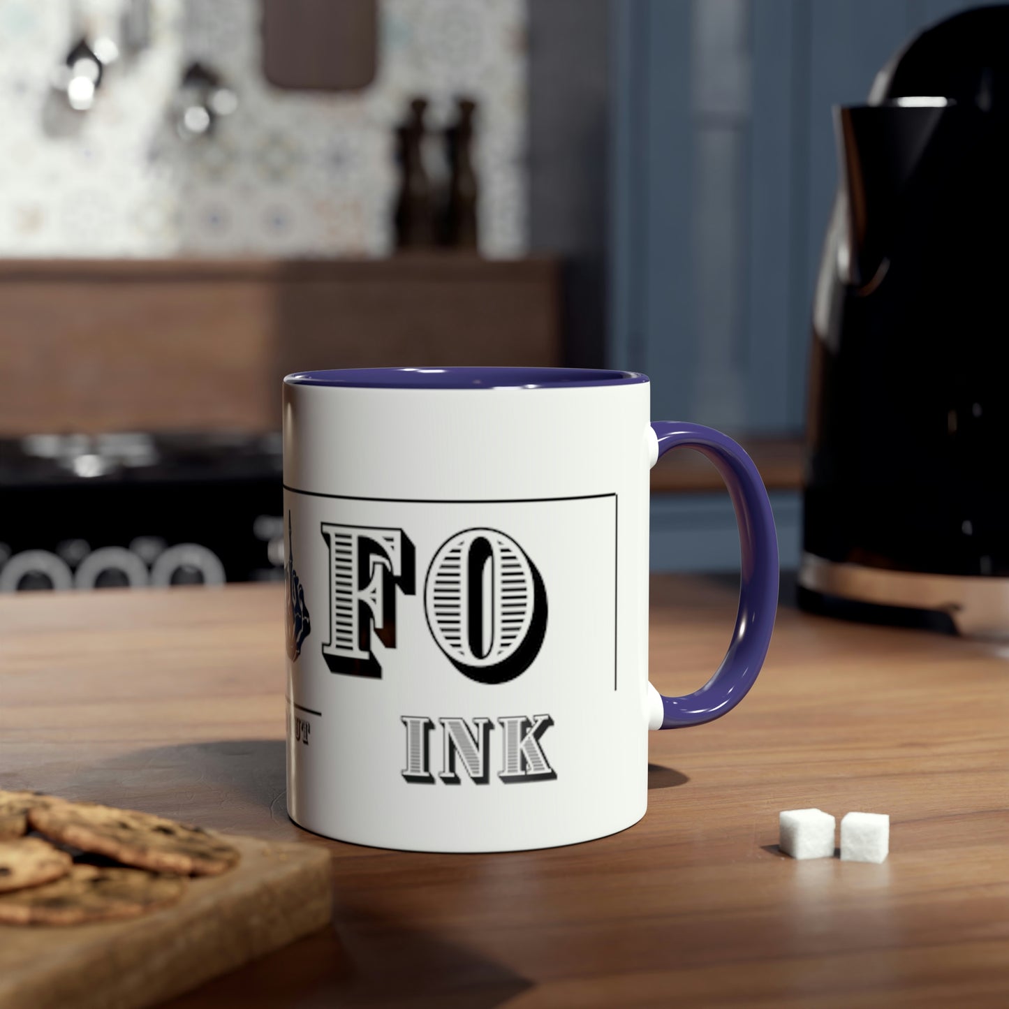 Two-Tone FAFO Coffee Mugs, 11oz